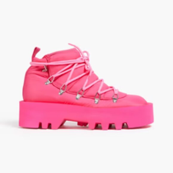 JW Anderson Quilted Shell Ankle Boots in Fuchsia EU 39/US 9 - Picture 2 of 13